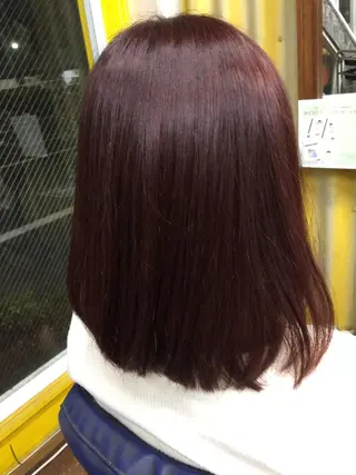 ミディアム カラー 中村 海のヘアスタイル