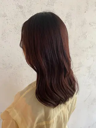 セミロング カラー オタク美容師🎮 AKARIのヘアスタイル