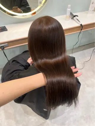 ロング Wカラー┆ブラウン ┆うる艶┆ゆうはのヘアスタイル