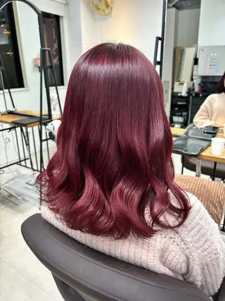 ミディアム 🪞透明感カラー🫧 縮毛矯正🥇かずきのヘアスタイル
