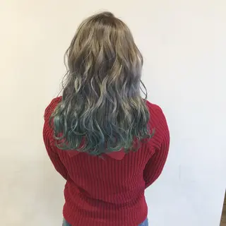 セミロング 岩瀬 翔太のヘアスタイル