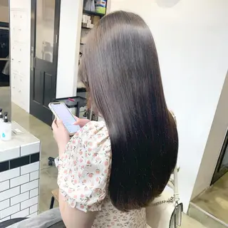 ロング カラー ヘアアレンジ 🎀暖色カラー🎀 ♡yurika♡のヘアスタイル