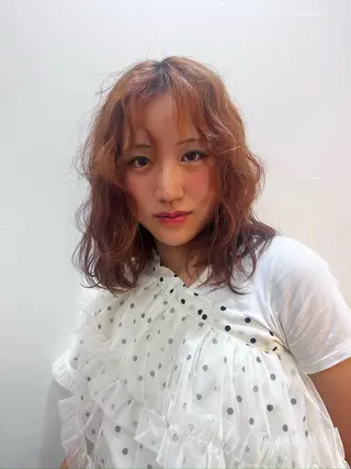 カラー ness 一花のヘアスタイル