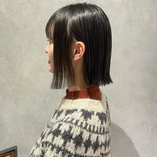 ショート パーマ yumemiレイヤー ✴︎ 透明感カラーのヘアスタイル