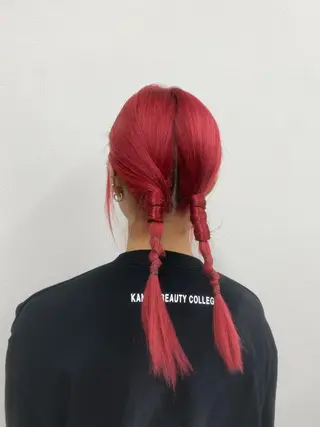 ロング ヘアアレンジ リト /渋谷/ハイトーンのヘアスタイル