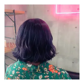 ミディアム カラー 髪質改善💓艶髪💓 暖色💗加藤あゆみのヘアスタイル