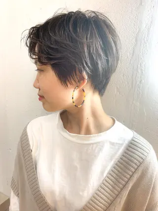 ショート ショート✨ボブ✨代表 新田見美仁のヘアスタイル