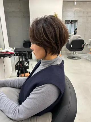 ショート 韓国レイヤー🇰🇷 ReLien西大寺店のヘアスタイル