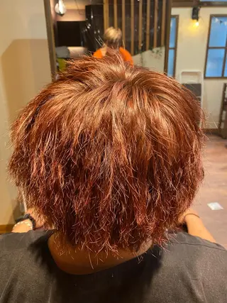 ショート カラー パーマ ヘアアレンジ メンズ キッズ ネイル マツエク・マツパ 🌈髪質改善・美髪矯 正・平野瀬乃🌈のヘアスタイル