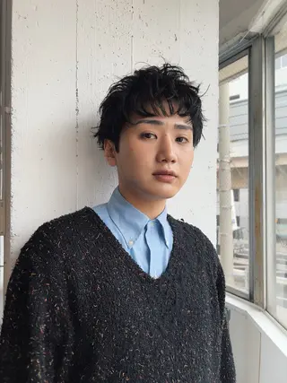 ショート メンズ 大阪メンズパーマ /ショート/らいのヘアスタイル