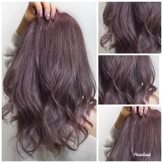 ミディアム カラー ヘアアレンジ 次世代シールエクステ 錦糸町 小泉 朋之のヘアスタイル