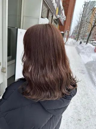 ミディアム カラー 髪質改善🌿 SAEのヘアスタイル