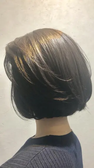 ショート 縮毛矯正/髪質改善/ 艶髪ササキナツミのヘアスタイル