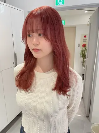 ロング カラー 🪞透け感&韓国ヘア 🪞honokaのヘアスタイル