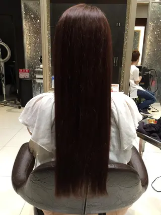 ロング カラー yui .のヘアスタイル