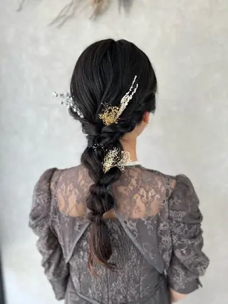 セミロング 伊藤 栄子のヘアスタイル
