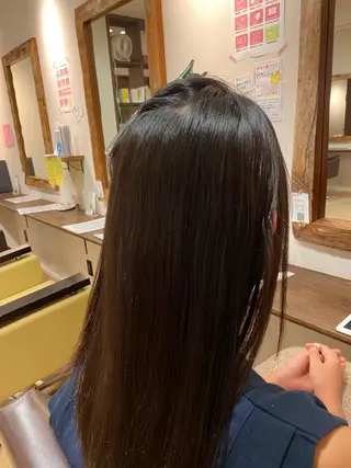 ミディアム 髪質改善・縮毛矯正/ 下村陽平のヘアスタイル