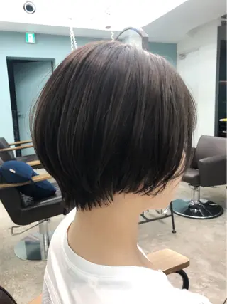 ショート カラー パーマ ヘアアレンジ スズキジュンペイ 銀座/髪質改善のヘアスタイル