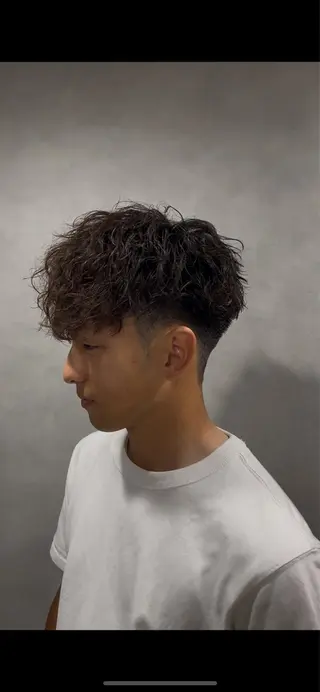 パーマ メンズ 大阪メンズパーマ/ 中崎町/森 大和のヘアスタイル