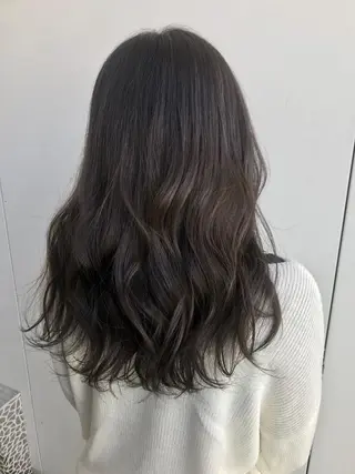 セミロング カラー 中塚 義人のヘアスタイル