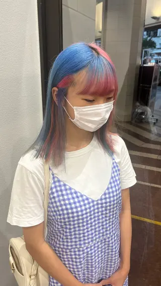 ミディアム カラー s.sweet NACHIKAのヘアスタイル