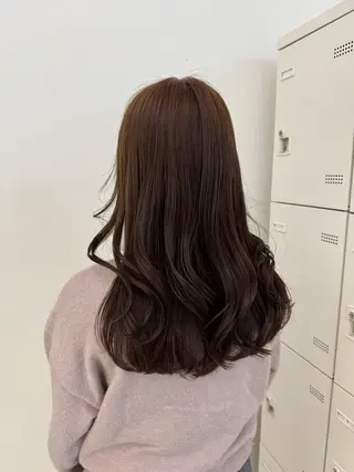 セミロング カラー 韓国トレンドカット カラー🤍しゅうじのヘアスタイル