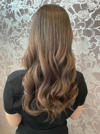 ロング カラー 東恩納 誠のヘアスタイル