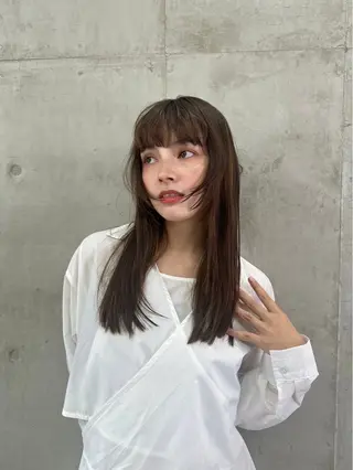 ロング カラー SALT WATER所属・🤎𝐌𝐚𝐨⌇ お悩み解決美容師🤎のヘアスタイル