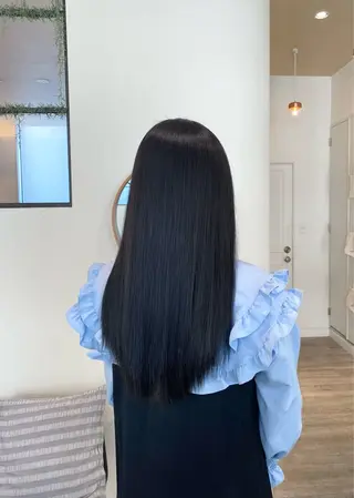 ロング カラー ミディアムレイヤー/ 艶カラー🎀 emiのヘアスタイル