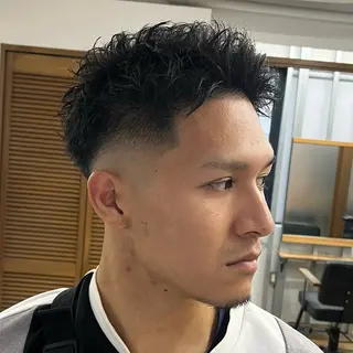 ショート メンズ 立川/メンズパーマ 厚進太郎のヘアスタイル