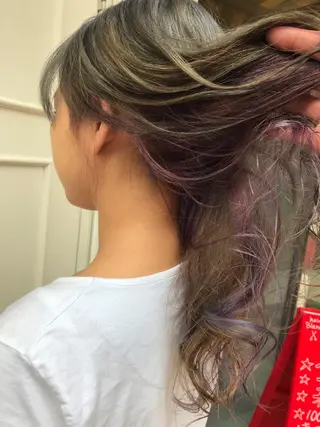 セミロング カラー 🫟Blanco🫟 Color&Careのヘアスタイル