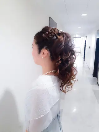 ヘアアレンジ ロング Hair&Make  Delight*のヘアスタイル