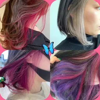 セミロング カラー ヘアアレンジ 新宿駅近♡個室 ♡関口三都季🌜のヘアスタイル