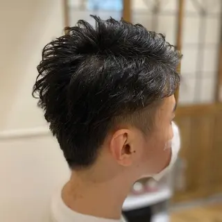 ショート カラー メンズ キッズ ✂︎ショート、ボブ、 レイヤー🩵YUMIのヘアスタイル