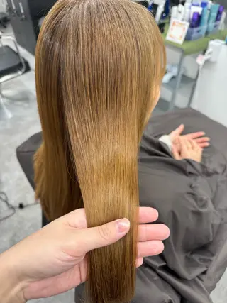 セミロング 髪質改善メニュー 長井 美佐子のヘアスタイル