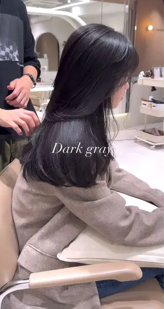 ロング カラー ✨ ラフィス川崎✨ しゅけ髪質改善カラーのヘアスタイル