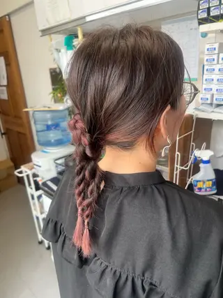 セミロング ヘアアレンジ Topstylist YUKIのヘアスタイル