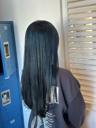 ロング カラー 下島 優人のヘアスタイル
