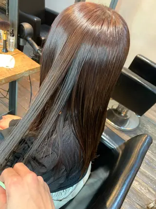 ロング 縮毛矯正/髪質改善 RENのヘアスタイル