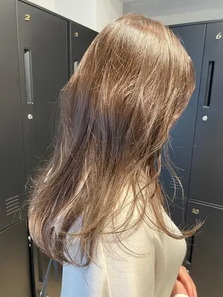 セミロング カラー hazuki 🌝のヘアスタイル