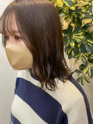 ミディアム カラー 🌼ハイライト透明感 🌼maiのヘアスタイル