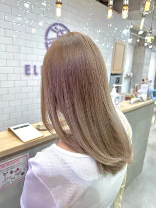 ロング カラー ハイトーンレイヤー 顔まわりSOTAのヘアスタイル