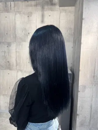 ロング 溝渕朋也 /髪質改善ストレートのヘアスタイル