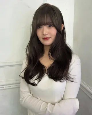 ロング カラー maisonHALU /古吉かやのヘアスタイル