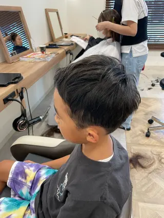 ショート キッズ やまこし 美裕樹のヘアスタイル