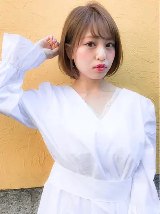 ミディアム カラー ヘアアレンジ 🪞［公式］ UNITED横浜🪞のヘアスタイル