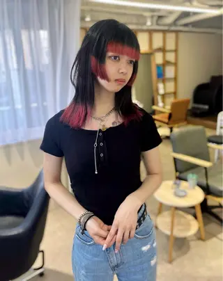 カラー 河原 楓樹のヘアスタイル