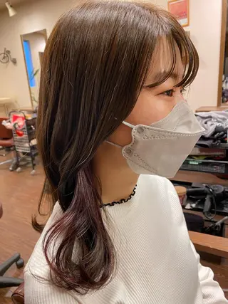 ロング カラー liL  hair サトウリョウタのヘアスタイル
