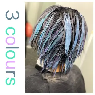 ショート カラー BAY ソウタのヘアスタイル