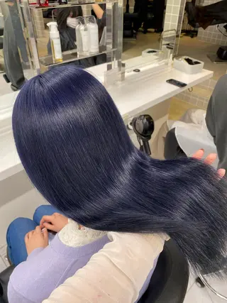 セミロング カラー ヘアアレンジ キッズ TRU Shino🦋のマツエク・マツパデザイン